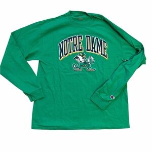 Notre Dame Fighting Irish Champion Long Sleeve Shirt Men NCAA Large